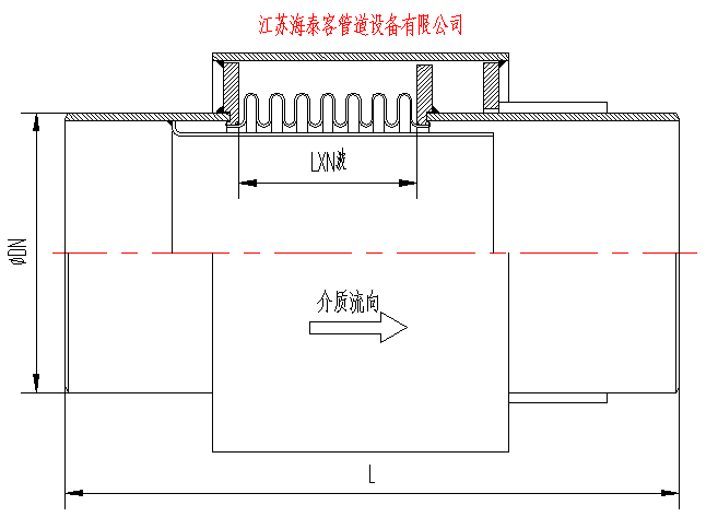 WY无约束型膨胀节结构